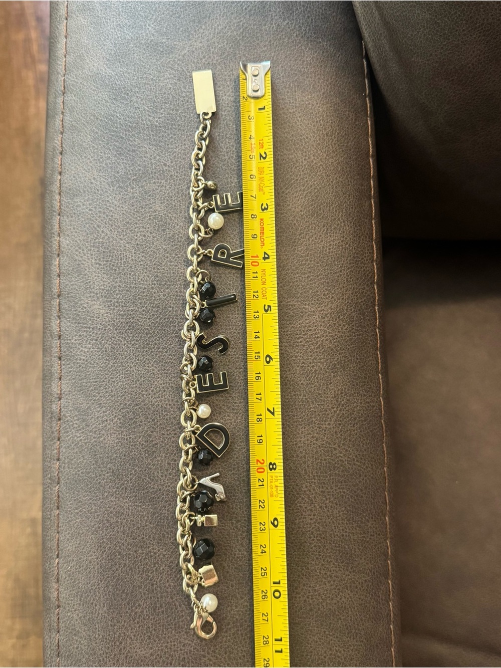 Dolce & Gabbana 'Desire' Charm Bracelet D&G Gold Black - Picture 4 of 5